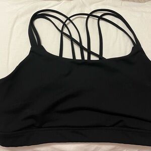 GapFit Eclipse Medium Support Strappy Sports Bra- Size Large
